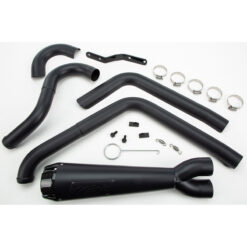Two Brother Racing COMP S 2IN1 EXHAUST DYNA BLACK W/CF END CAP