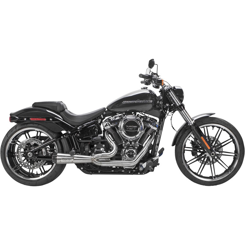 Two Brother Racing COMP S 2IN1 EXHAUST SOFTAIL BRUSHED W/CARBON END CAP