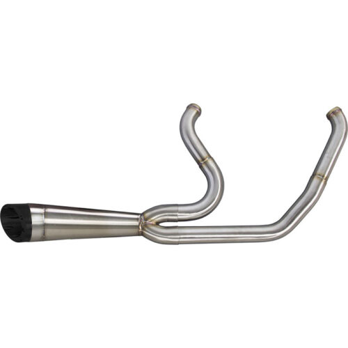 Two Brother Racing COMP S 2IN1 EXHAUST SOFTAIL M8 BRUSHED W/TURNOUT