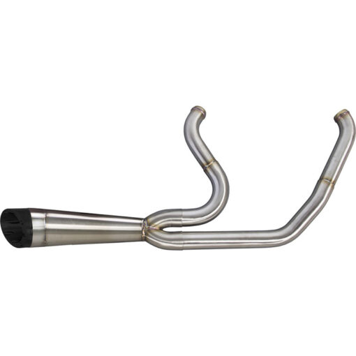 Two Brother Racing COMP S 2IN1 EXHAUST SOFTAIL M8 BRUSHED W/TURNOUT
