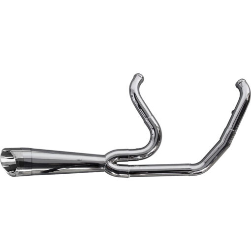 Two Brother Racing COMP S 2IN1 EXHAUST SOFTAIL M8 POLISHED W/TURNOUT