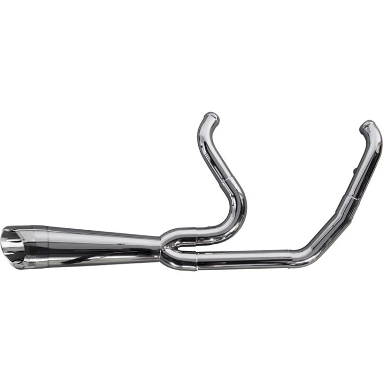 Two Brother Racing COMP S 2IN1 EXHAUST SOFTAIL M8 POLISHED W/TURNOUT