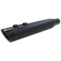 Two Brother Racing COMP S 2IN1 EXHAUST TOURING M8 BLACK W/BLACK SLASH END CAP