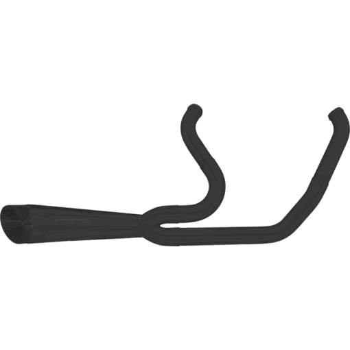 Two Brother Racing COMP S 2IN1 EXHAUST TOURING M8 BLACK W/TURNOUT
