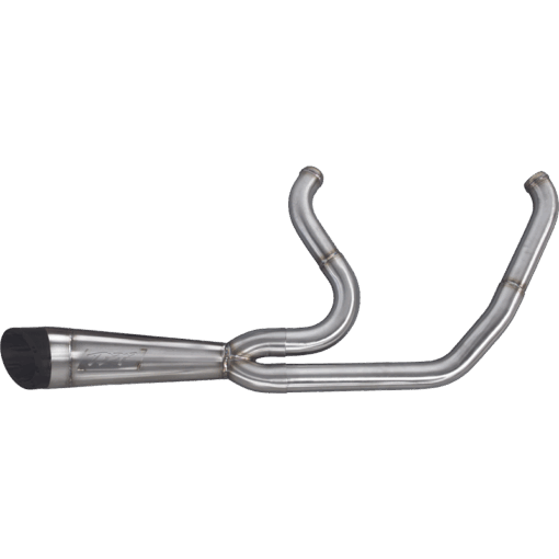 Two Brother Racing COMP S 2IN1 EXHAUST TOURING M8 BRUSHED W/TURNOUT
