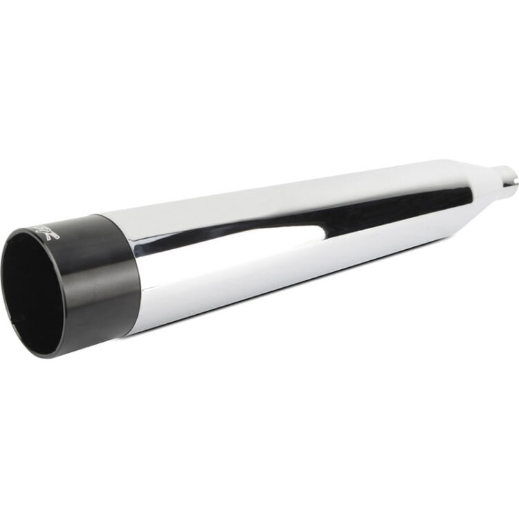 Two Brother Racing COMP S 2IN1 EXHAUST TOURING M8 CHROME W/BLACK END CAP
