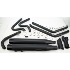 Two Brother Racing COMP S 2IN1 W/GHOST TOURING M8 BLACK W/BLACK END CAP