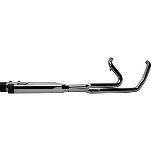 Two Brother Racing COMP S 2IN1 W/GHOST TOURING M8 CHROME W/BLACK END CAP