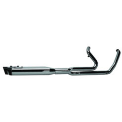 Two Brother Racing COMP S 2IN1 W/GHOST TOURING M8 CHROME W/BLACK SLASH END CAP