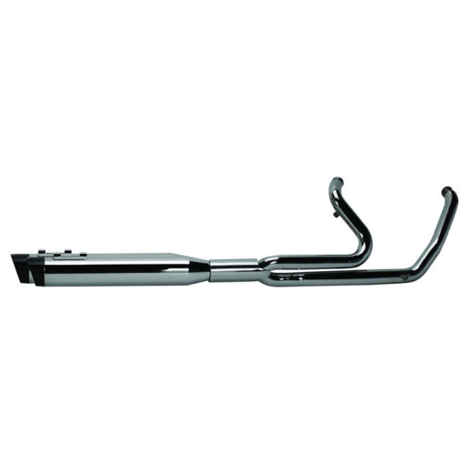 Two Brother Racing COMP S 2IN1 W/GHOST TOURING M8 CHROME W/BLACK SLASH END CAP