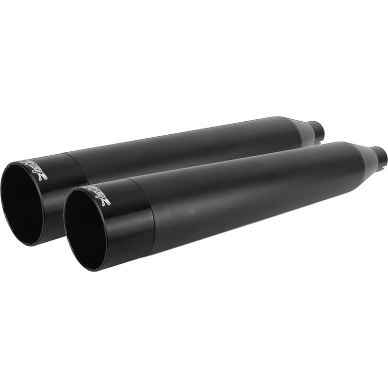 Two Brother Racing COMP S SLIP-ON TOURING M8 BLACK W/BLACK END CAP