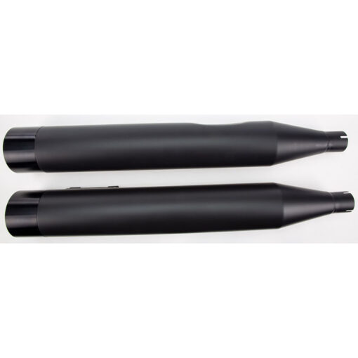 Two Brother Racing COMP S SLIP-ON TOURING TC BLACK W/BLACK ALUMINUM END CAP