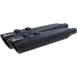 Two Brother Racing COMP S SLIP-ON TOURING TC BLACK W/BLACK SLASH END CAP