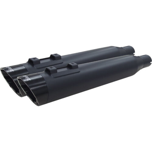 Two Brother Racing COMP S SLIP-ON TOURING TC BLACK W/BLACK SLASH END CAP