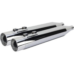 Two Brother Racing COMP S SLIP-ON TOURING TC CHROME W/POL END CAP