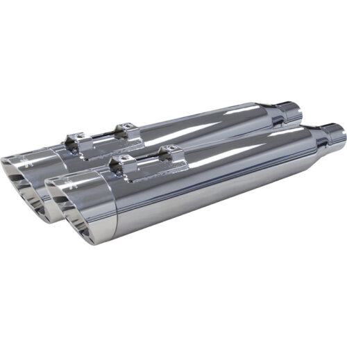 Two Brother Racing COMP S SLIP-ON TOURING TC CHROME W/POL SLASH END CAP