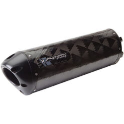 Two Brother Racing M2 3K SLIP- ON CF BLACK YAM