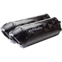 Two Brother Racing M-2 BLACK SERIES DUAL SLIP-ON EXHAUST (CARBON FIBER)