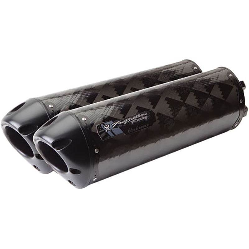 Two Brother Racing M-2 FJR1300 '06-13 S/O CF DUAL VALE BLACK