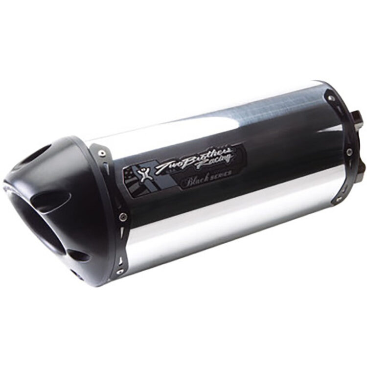 Two Brother Racing M-2 ZX10R '11-15 S/O ALUM 10" RETAINS CAT BLACK