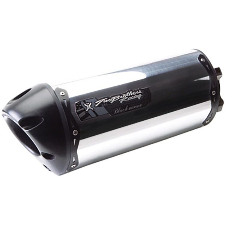 Two Brother Racing S1R BLACK SERIES SLIP-ON ALUM KAW