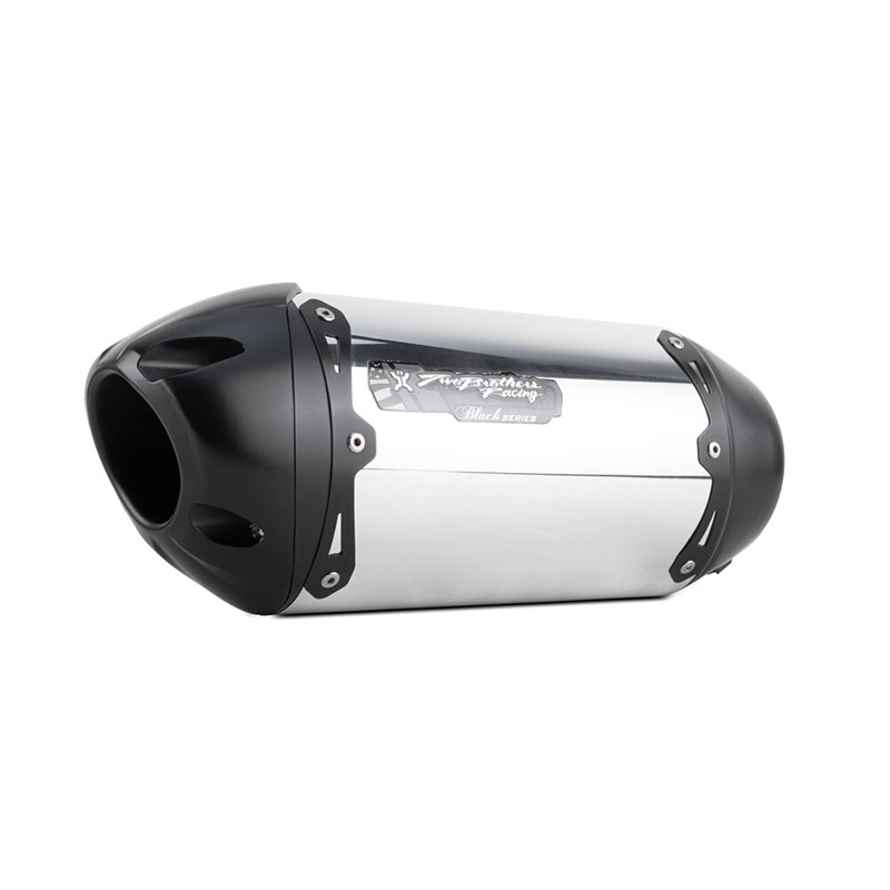 Two Brother Racing S1R BLACK SERIES SLIP-ON ALUM SUZ