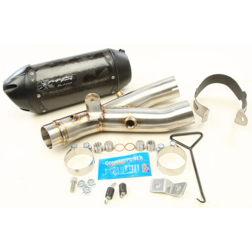 Two Brother Racing S1R BLACK SLIP-ON (CAT ELIM)