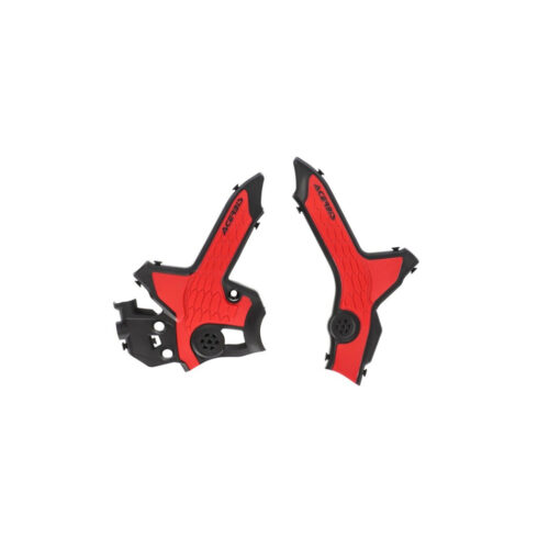 X-GRIP FRAME GUARD BLACK/RED  Honda CRF300L CRF300LA ABS 2021-2022