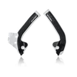 X-GRIP FRAME GUARD WHITE/BLACK KTM Husqvarna 85 SX (17/14) TC 85 (17/14) TC 85 (19/16) 85 SX (19/16) 2018-2024