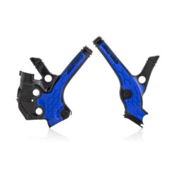 X-GRIP FRAME GUARDS BLACK/BLUE Yamaha YZ65 2018-2024
