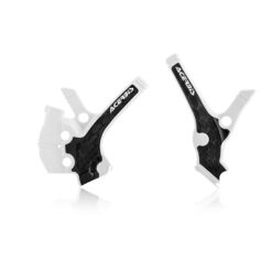 X-GRIP FRAME GUARDS BLACK/WHITE Yamaha YZ65 2018-2024