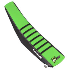 SEAT COVER BLACK/GREEN BLACK RIBS KAW Kawasaki KLX110 KLX110L KLX110R KLX110R L 03-21