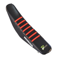 SEAT COVER BLACK/RED W/RIBS Honda CRF450RX CRF450R CRF250R 17-19