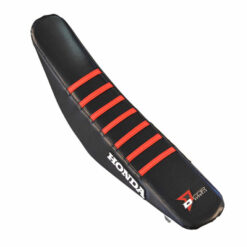 SEAT COVER BLACK W/RED RIBS HON Honda CR125R CR250R 02-07