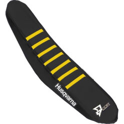SEAT COVER BLACK YELLOW RIBS TC/FC125-450 Husqvarna TC 125 FC 250 FC 350 FC 450 FC 450 Rockstar Edition 19