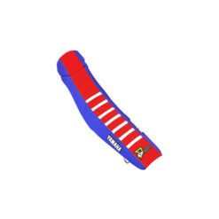 SEAT COVER BLUE/RED WHITE RIBS YZF250/450 Yamaha YZ450F YZ250F 14-19