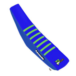 SEAT COVER BLUEE GREEN RIBS KXF250/450 Kawasaki KX250F KX450F 17-19