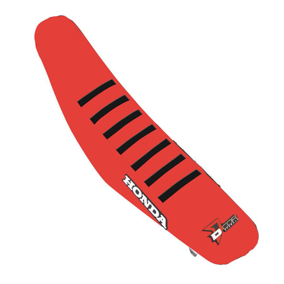 SEAT COVER RED W/BLACK RIBS HON Honda CRF450RX CRF450R 21