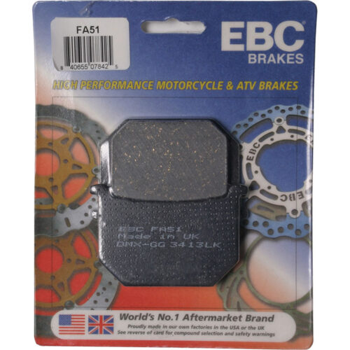 BRAKE PADS Suzuki GN250 GS450L GV1200 Madura GV700GL Madura GS450GA GS700E GS700ES GS850GL GS1100G GS1100GK GS1100GL GS450E GS450TX GS750E GS750ES GS750T GS850G GN400 GS450T GS1000G GS1000GL GS250T GS450S GS750L 1980-1988