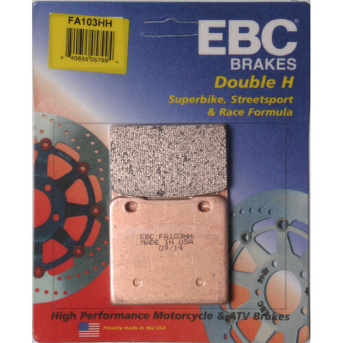 BRAKE PADS FA103HH DOUBLE-H SINTERED Suzuki GSX-R750 1986-1987 Suzuki VS800 S50 Boulevard 2005-2009 Suzuki VS1400 S83 Boulevard 2005-2009 Suzuki VL1500 Intruder LC 1998-2001 Suzuki VS1400GLP Intruder 1987-2004 Suzuki VS800GL Intruder 1992-2 read more...