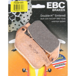 BRAKE PADS FA381HH DOUBLE-H SINTERED Harley-Davidson XL883N Iron 883 XL883L Super Low XL1200X Forty-Eight XL1200N Nightster XL1200V Seventy Two XL1200C Sportster 1200 Custom XL1200L Sportster 1200 Low XL1200R Roadster XL883 Sportster 883 XL883C Sportster 8