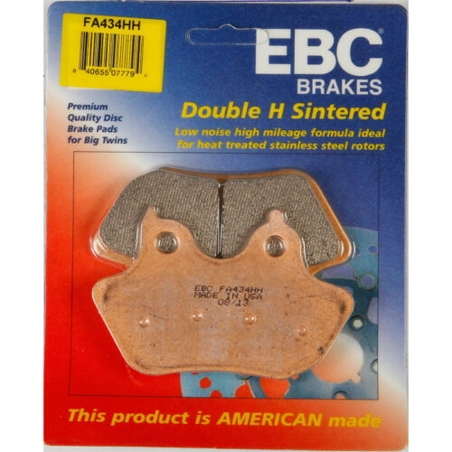 BRAKE PADS FA434H DOUBLE-H SINTERED Harley Davidson FLSTFSE CVO Softail Fat Boy FXSTSSE CVO Softail Springer FLSTC Softail Heritage Classic FLSTF Softail Fat Boy FLSTSC Softail Springer Classic FXST Softail FXSTB Softail Night Train FXSTC Softail Custom FX