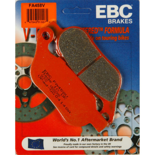 BRAKE PADS FA458V V-SERIES Harley-Davidson Harley Davidson FLSS Softail Slim S FLSTFS Softail Fat Boy S FLD Dyna Switchback FXDLS Dyna Low Rider S FLSTSE CVO Softail FXDFSE CVO Dyna Fat Bob FXDSE CVO Dyna FXSTSSE CVO Softail Springer FXD Dyna Super Glide F