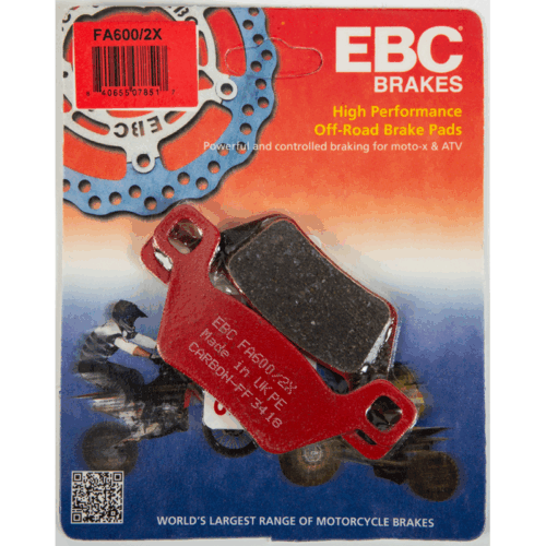 BRAKE PADS FA600/2X CARBON X SERIES Kymco MXU 700i MXU 500 IRS 4x4 MXU 500 IRS 4x4 LE MXU 700i LE 2010-2016