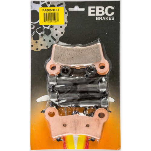 BRAKE PADS FA605/4HH DOUBLE-H SINTERED Harley-Davidson Harley Davidson FLHTCUTG Tri Glide Ultra Classic FLHXXX Street Glide Trike 2009-2013
