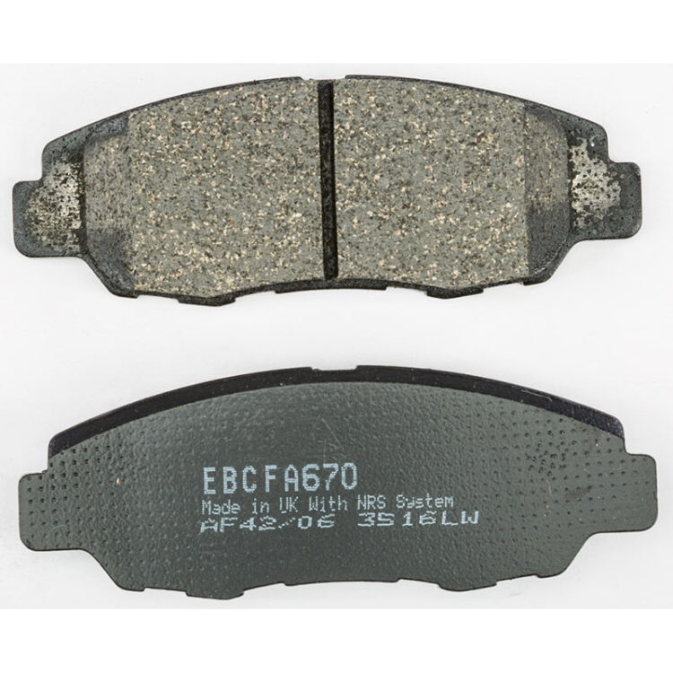 BRAKE PADS FA670 ORGANIC Polaris Slingshot Slingshot SL Slingshot SL LE Slingshot SLR Slingshot S 2015-2018