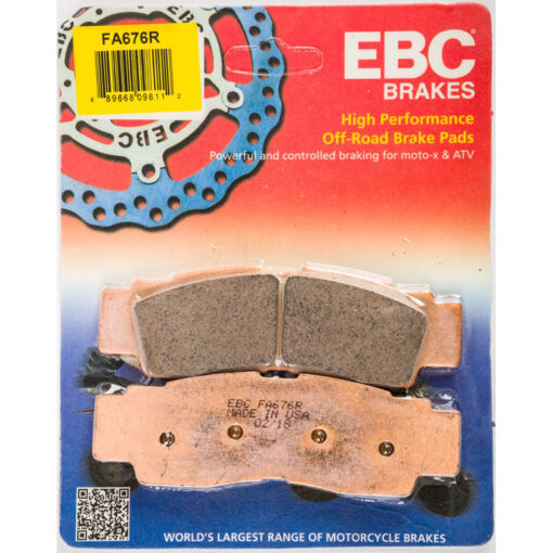 BRAKE PADS FA676R SINTERED R SERIES Yamaha YXZ 1000 R YXZ 1000R SE 2016-2017