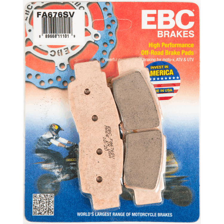 BRAKE PADS FA676SV SEVERE DUTY SV SERIES Yamaha YXZ 1000 R YXZ 1000R SE 2016-2017