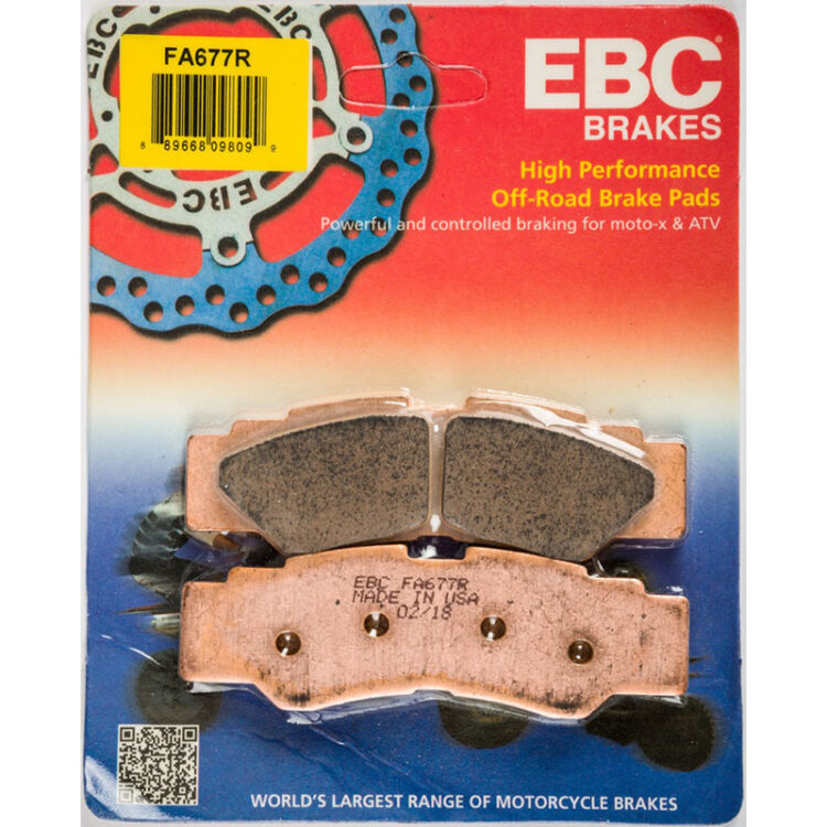 BRAKE PADS FA677R SINTERED R SERIES Yamaha YXZ 1000 R 2016