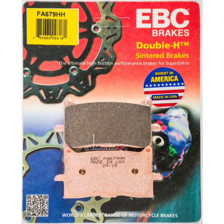 BRAKE PADS FA679HH DOUBLE-H SINTERED Honda CRF1000L Africa Twin CRF1000LD Africa Twin DCT CB650R CBR650FA ABS 2016-2021